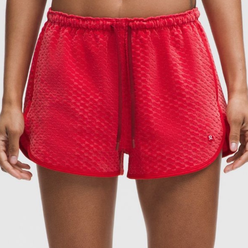 Women's Lululemon Red Athletic Shorts